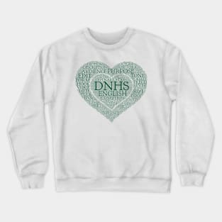 DNHS English - Green Text Crewneck Sweatshirt